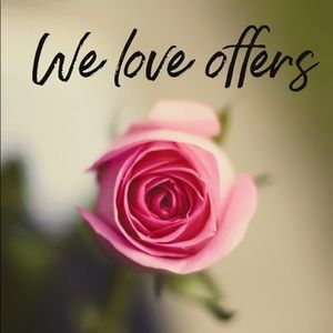 Donβt love the price, make us a reasonable offer!